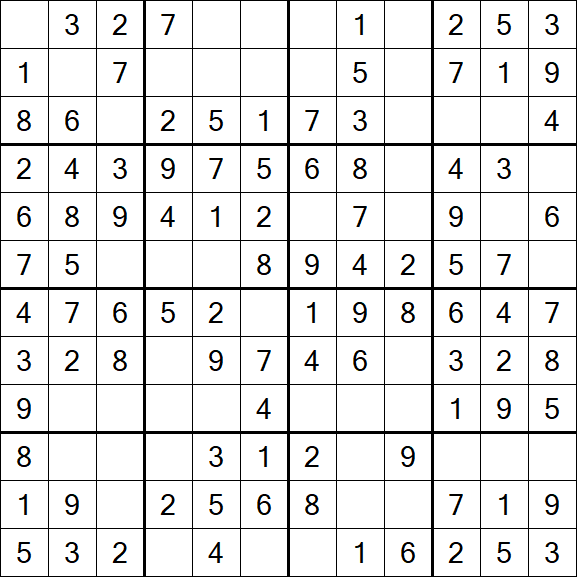 Butterfly Sudoku - Einfach