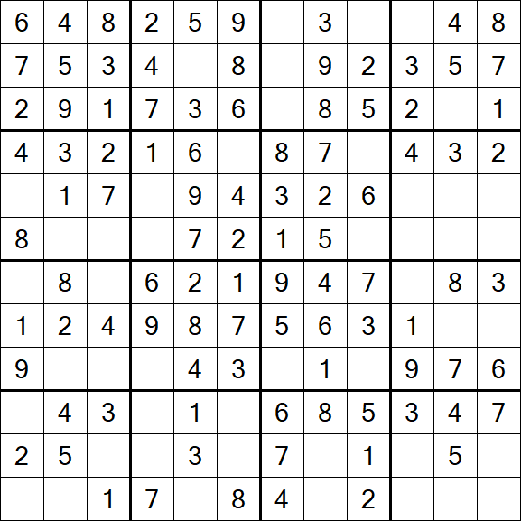 Butterfly Sudoku - Einfach