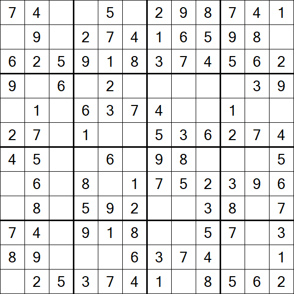 Butterfly Sudoku - Einfach
