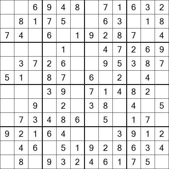 Butterfly Sudoku - Einfach