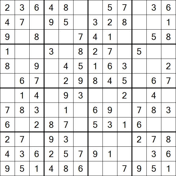 Butterfly Sudoku - Einfach