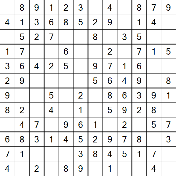 Butterfly Sudoku - Einfach