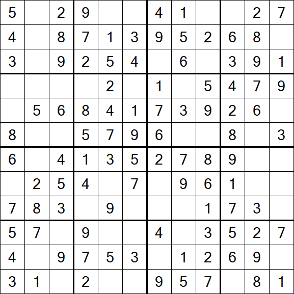 Butterfly Sudoku - Easy