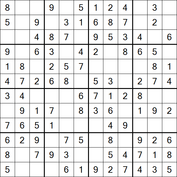 Butterfly Sudoku - Einfach