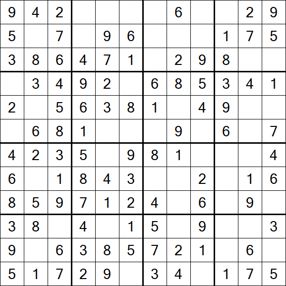 Butterfly Sudoku - Fácil