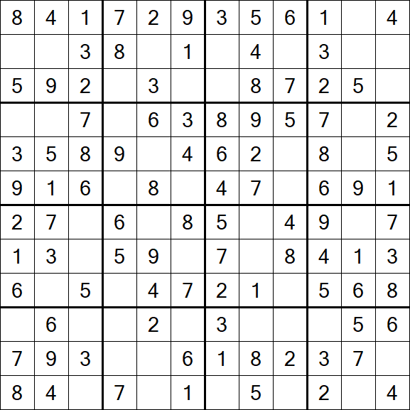 Butterfly Sudoku - Fácil