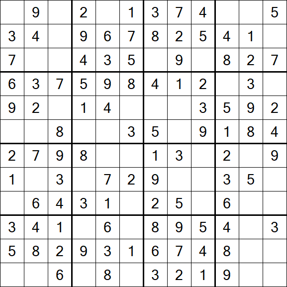 Butterfly Sudoku - Fácil