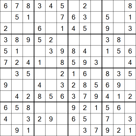 Butterfly Sudoku - Einfach