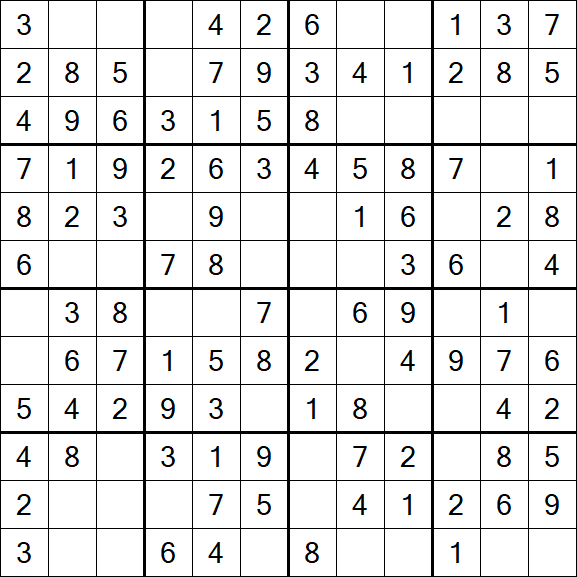 Butterfly Sudoku - Einfach