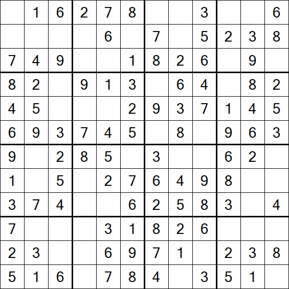 Butterfly Sudoku - Einfach