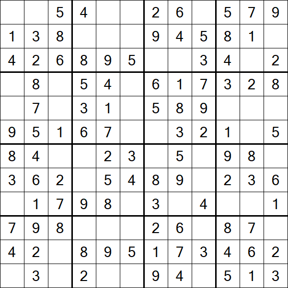 Butterfly Sudoku - Einfach