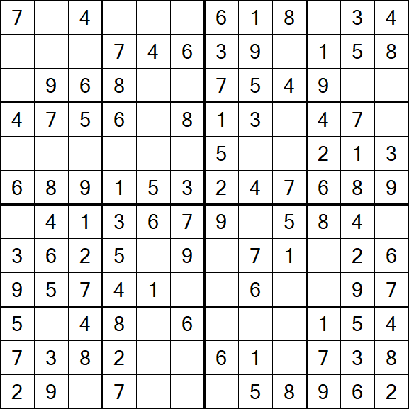 Butterfly Sudoku - Einfach