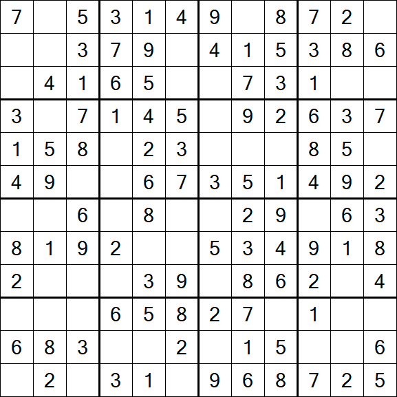 Butterfly Sudoku - Einfach