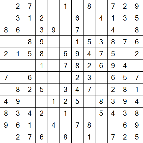 Butterfly Sudoku - Einfach