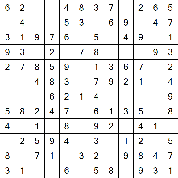 Butterfly Sudoku - Einfach