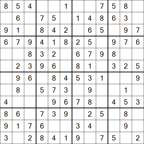 Butterfly Sudoku - Einfach
