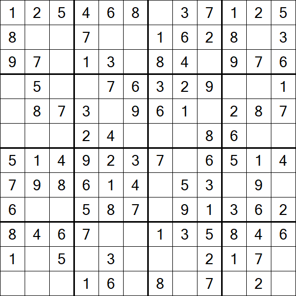 Butterfly Sudoku - Einfach
