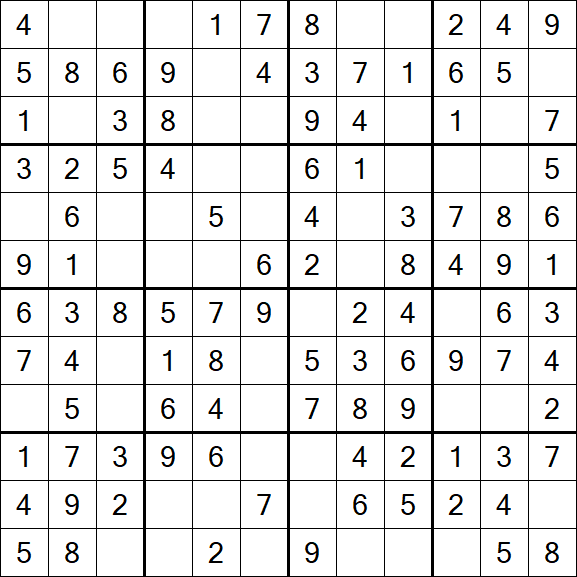 Butterfly Sudoku - Einfach
