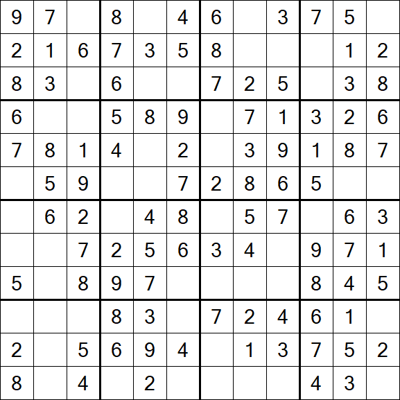 Butterfly Sudoku - Einfach