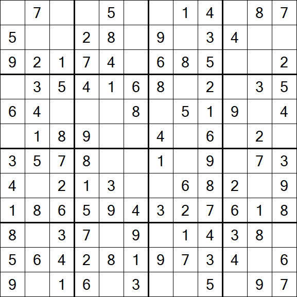 Butterfly Sudoku - Einfach