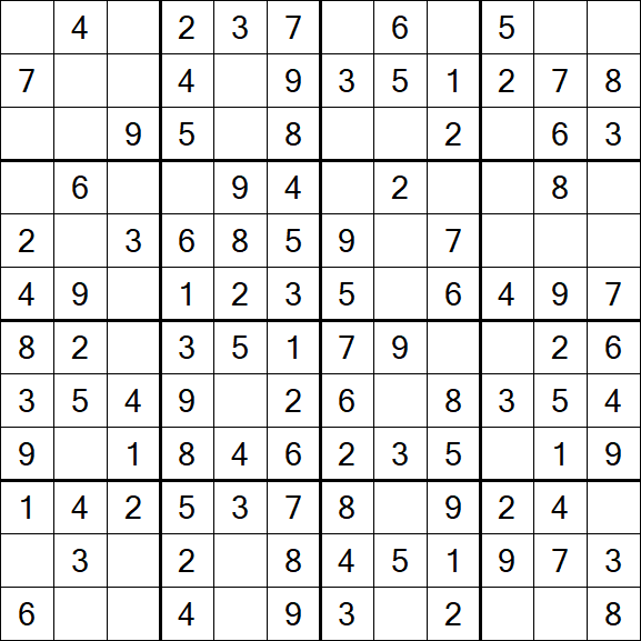 Butterfly Sudoku - Einfach