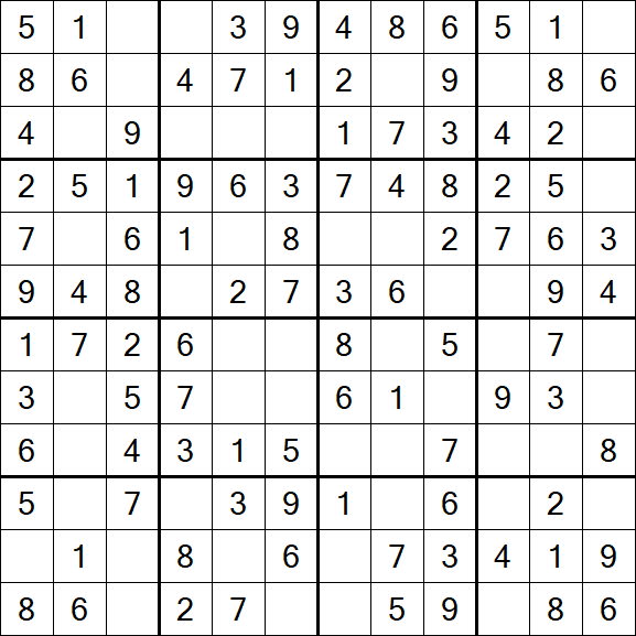 Butterfly Sudoku - Einfach