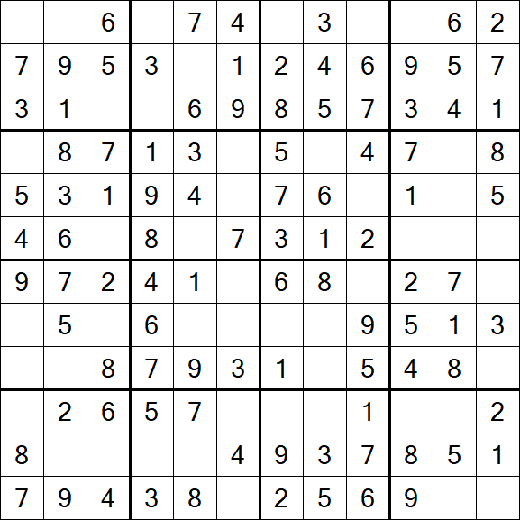 Butterfly Sudoku - Einfach