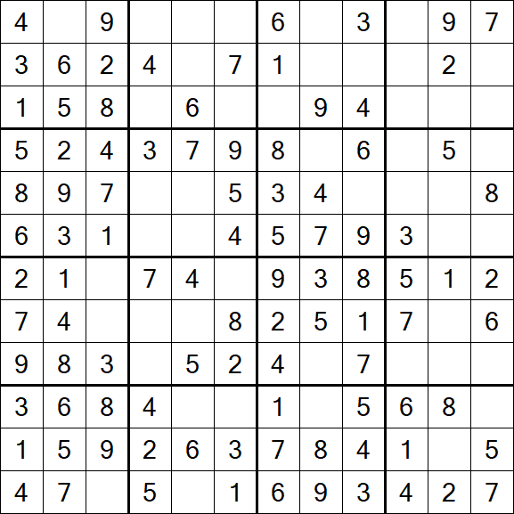 Butterfly Sudoku - Einfach