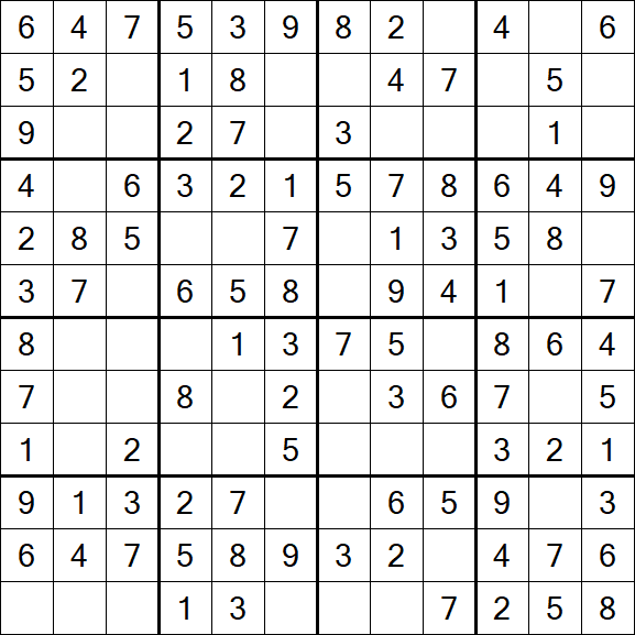 Butterfly Sudoku - Einfach