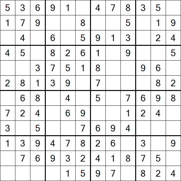 Butterfly Sudoku - Fácil