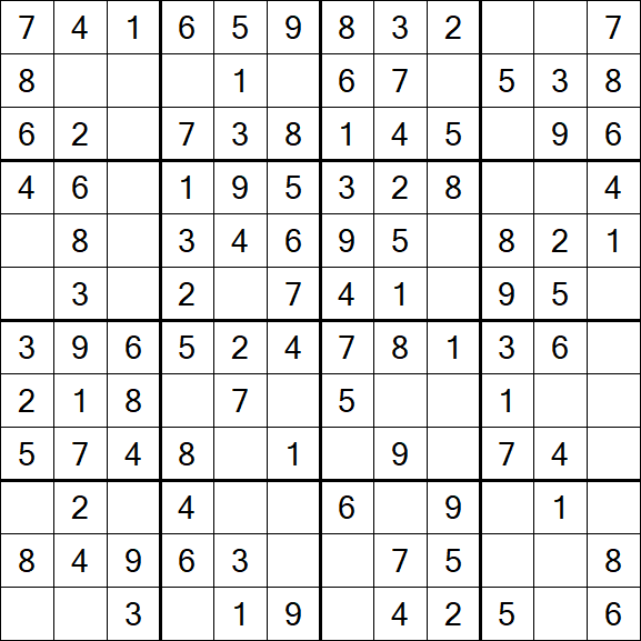 Butterfly Sudoku - Einfach