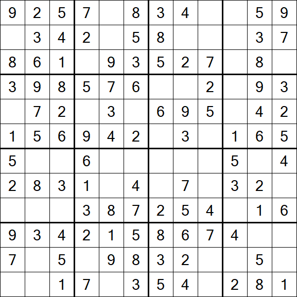 Butterfly Sudoku - Einfach