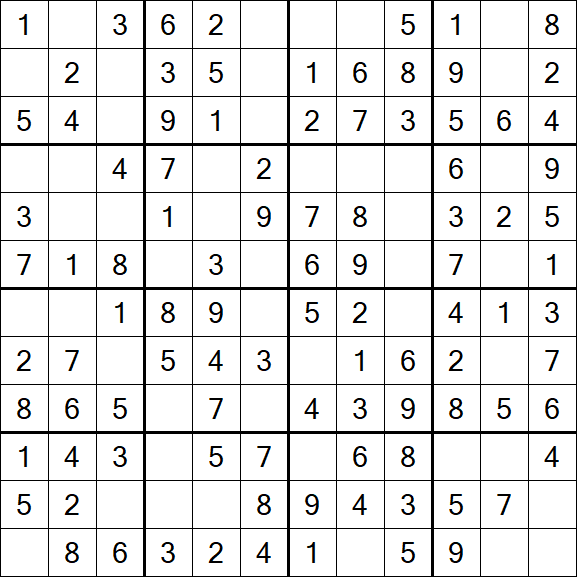 Butterfly Sudoku - Easy