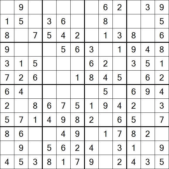 Butterfly Sudoku - Easy
