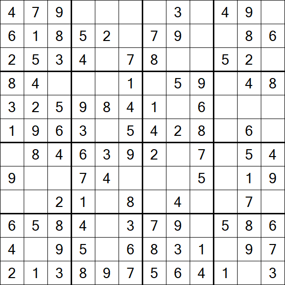 Butterfly Sudoku - Easy
