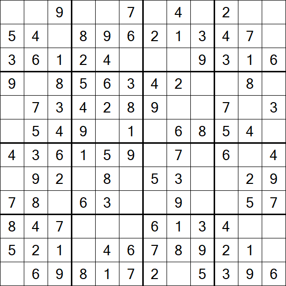 Butterfly Sudoku - Easy