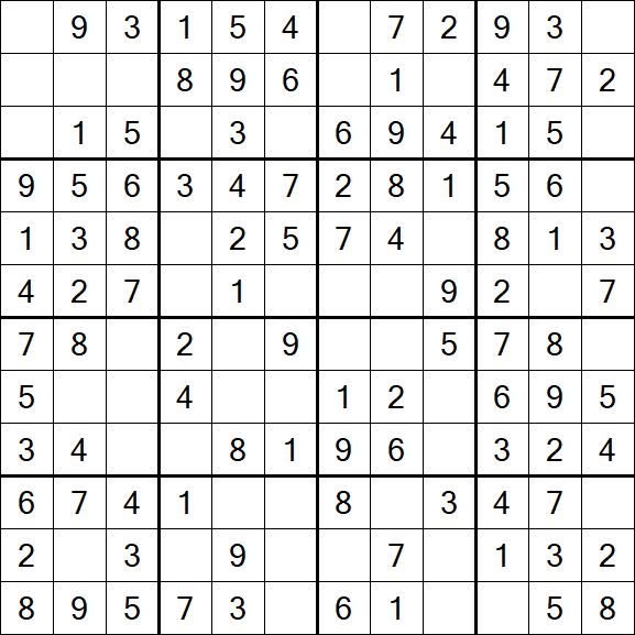 Butterfly Sudoku - Easy