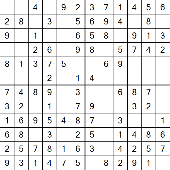 Butterfly Sudoku - Fácil