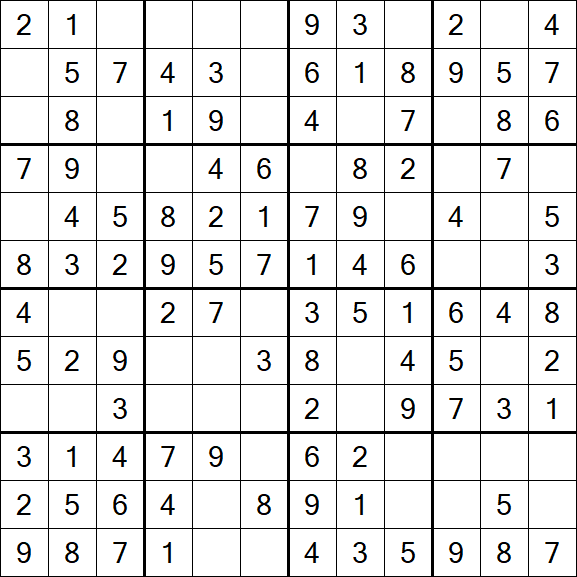Butterfly Sudoku - Easy