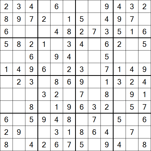 Butterfly Sudoku - Fácil