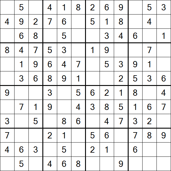 Butterfly Sudoku - Fácil
