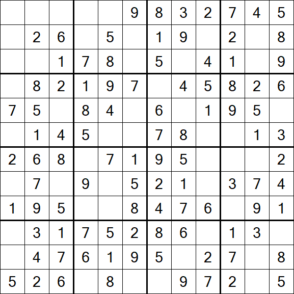 Butterfly Sudoku - Easy
