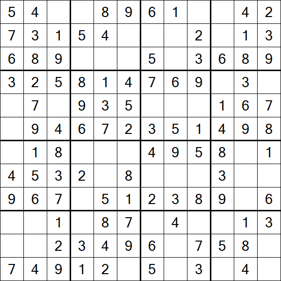 Butterfly Sudoku - Fácil