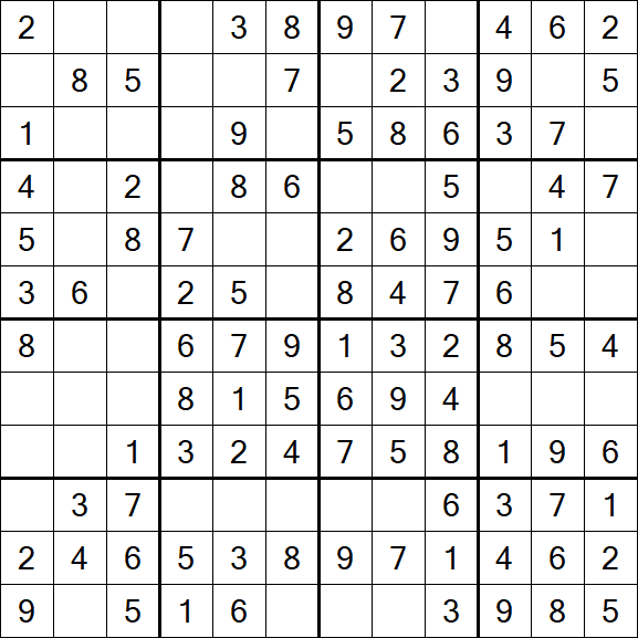 Butterfly Sudoku - Fácil
