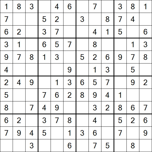 Butterfly Sudoku - Fácil