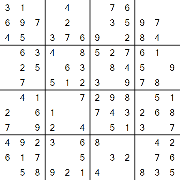 Butterfly Sudoku - Fácil