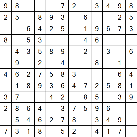 Butterfly Sudoku - Fácil
