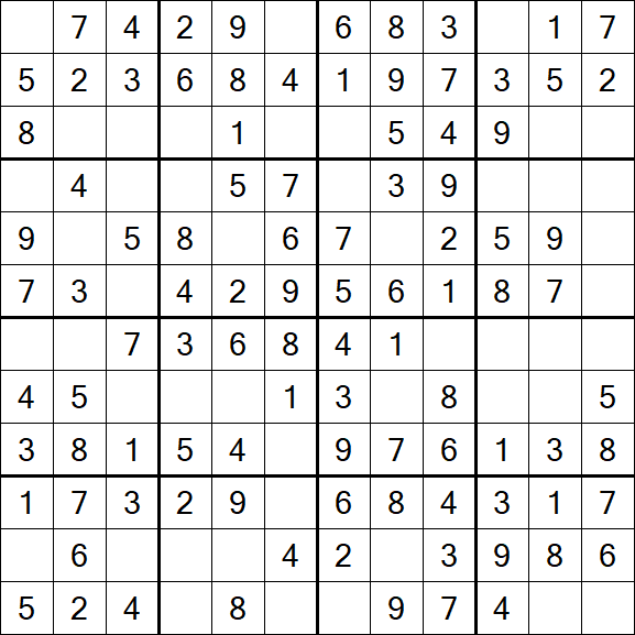 Butterfly Sudoku - Fácil