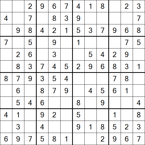 Butterfly Sudoku - Easy