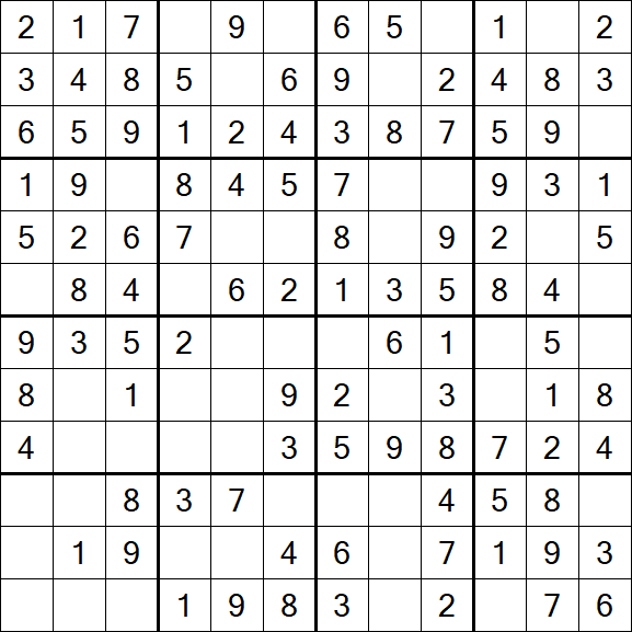 Butterfly Sudoku - Fácil